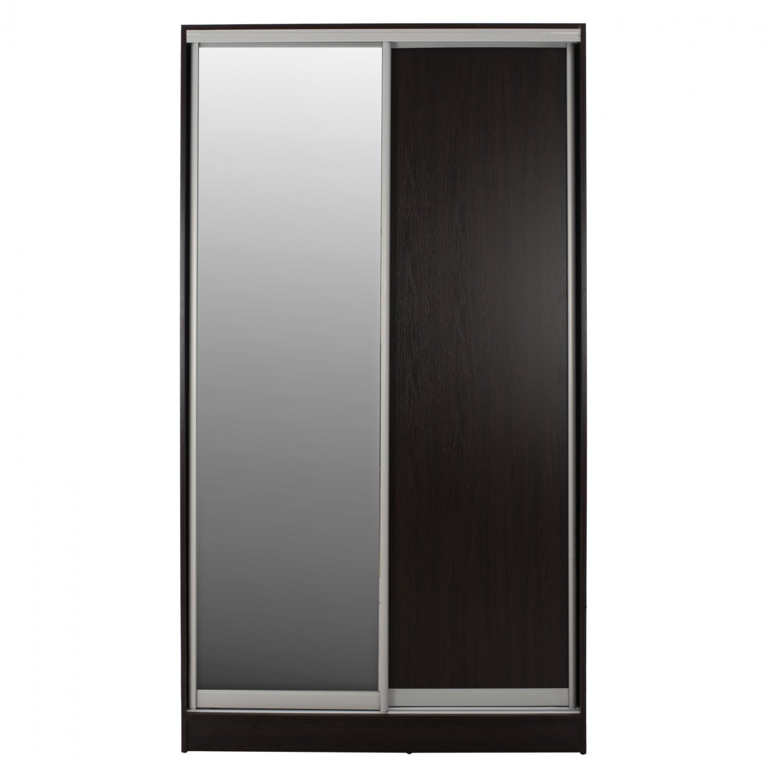 Гардероб Adler 120x60x220 см, цвят венге, с огледало