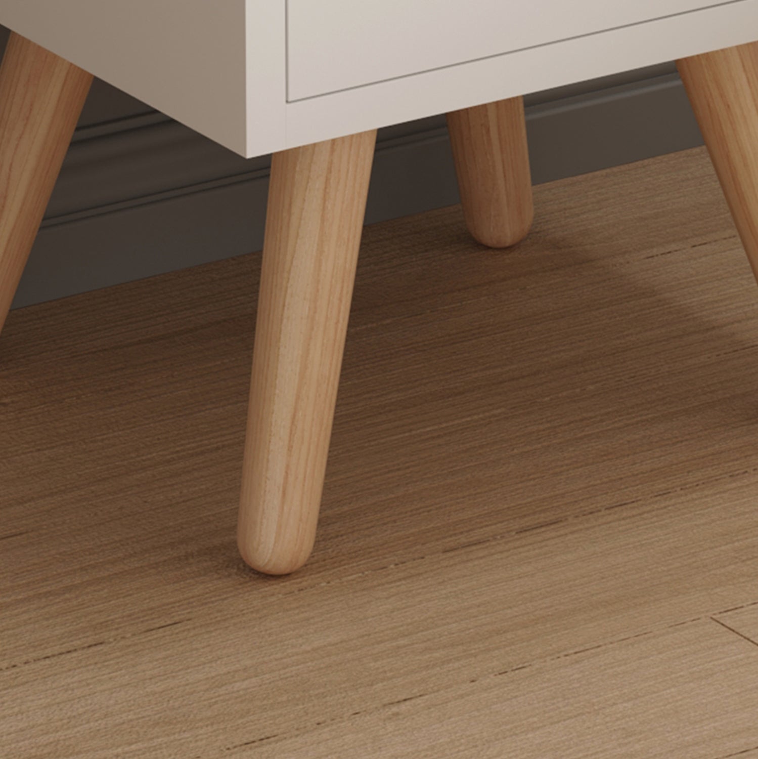 Нощно шкафче DINKL бял цвят 29,7x29,7x45см