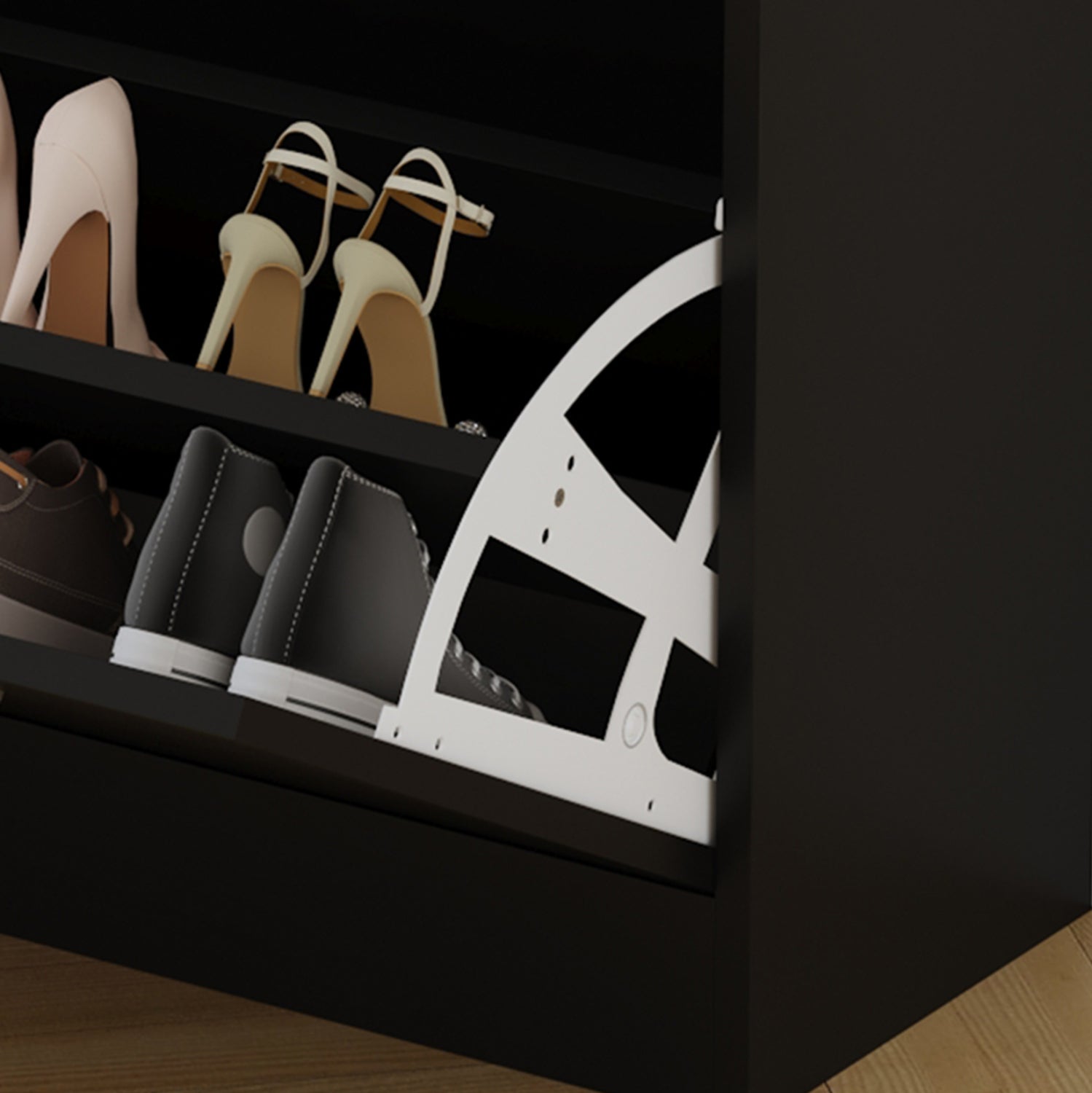 Входна мебел за антре GORN цвят венге 90x24x190