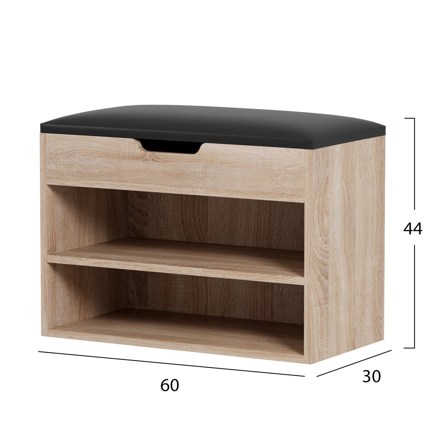 Шкаф за обувки ROMIR цвят сонама 60x30x44