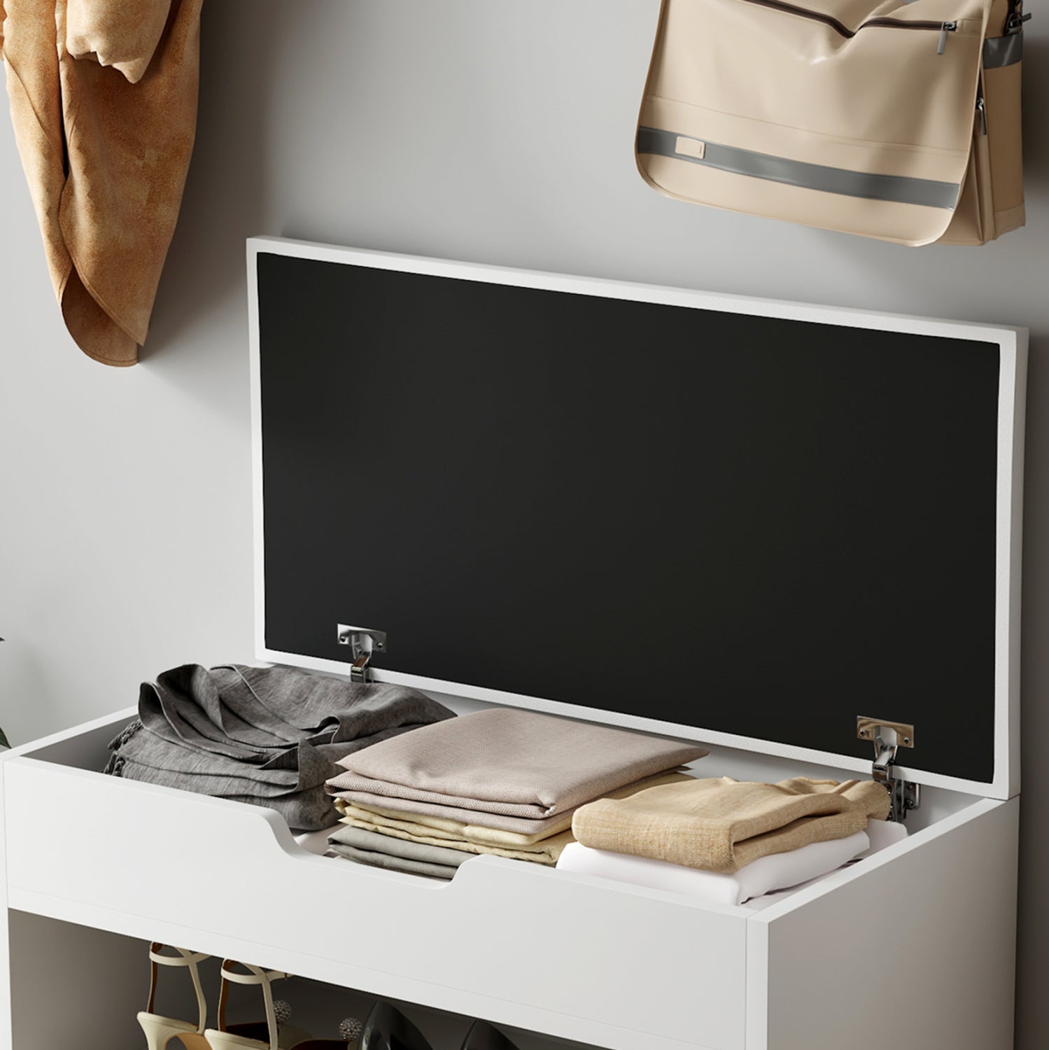 Шкаф за обувки ROMIR бял цвят 60x30x44