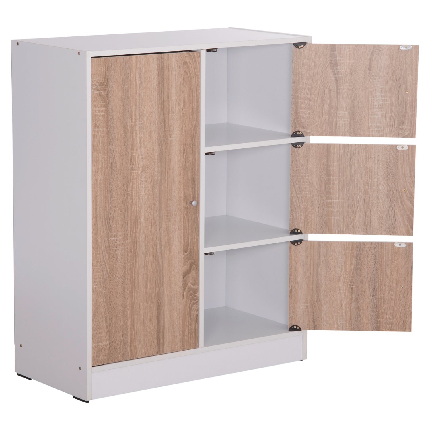 Шкаф MATIN цвят дъб сонома-бял 80x39.5x99.5см