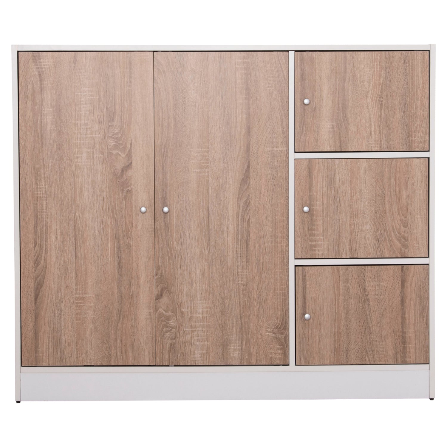 Шкаф MATIN цвят дъб сонома-бял 117x39.5x99.5см