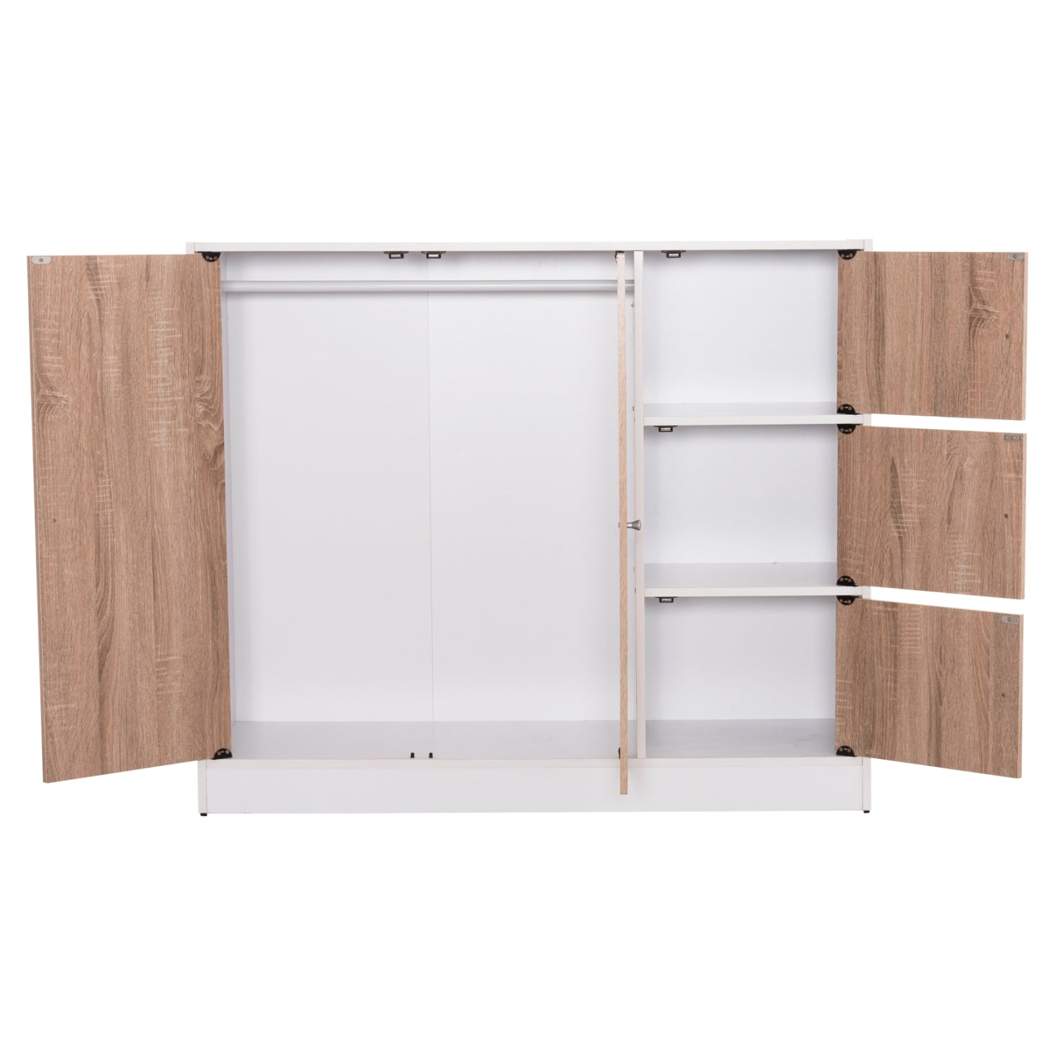 Шкаф MATIN цвят дъб сонома-бял 117x39.5x99.5см