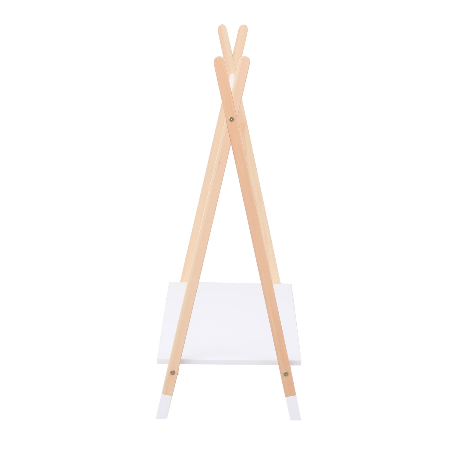 Закачалка за детска стая PASCHAL-цвят бял-натурал 100x40x100см