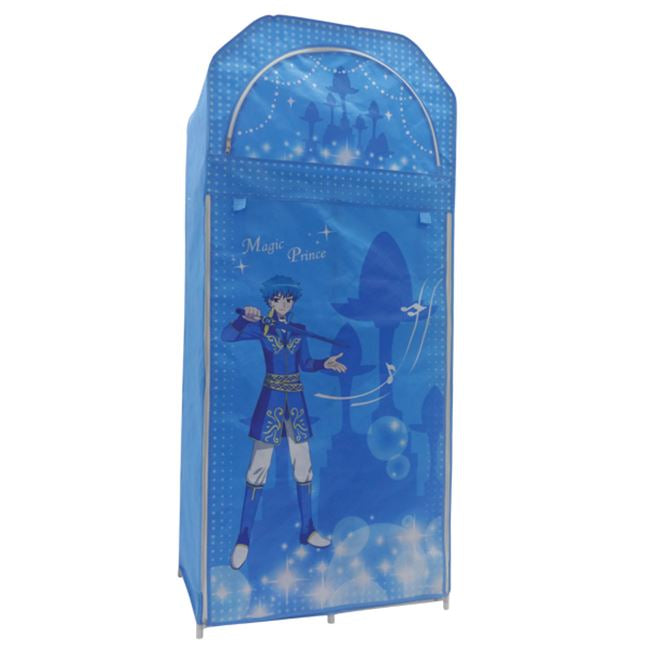 Детски гардероб от плат син цвят 70X43X157 см