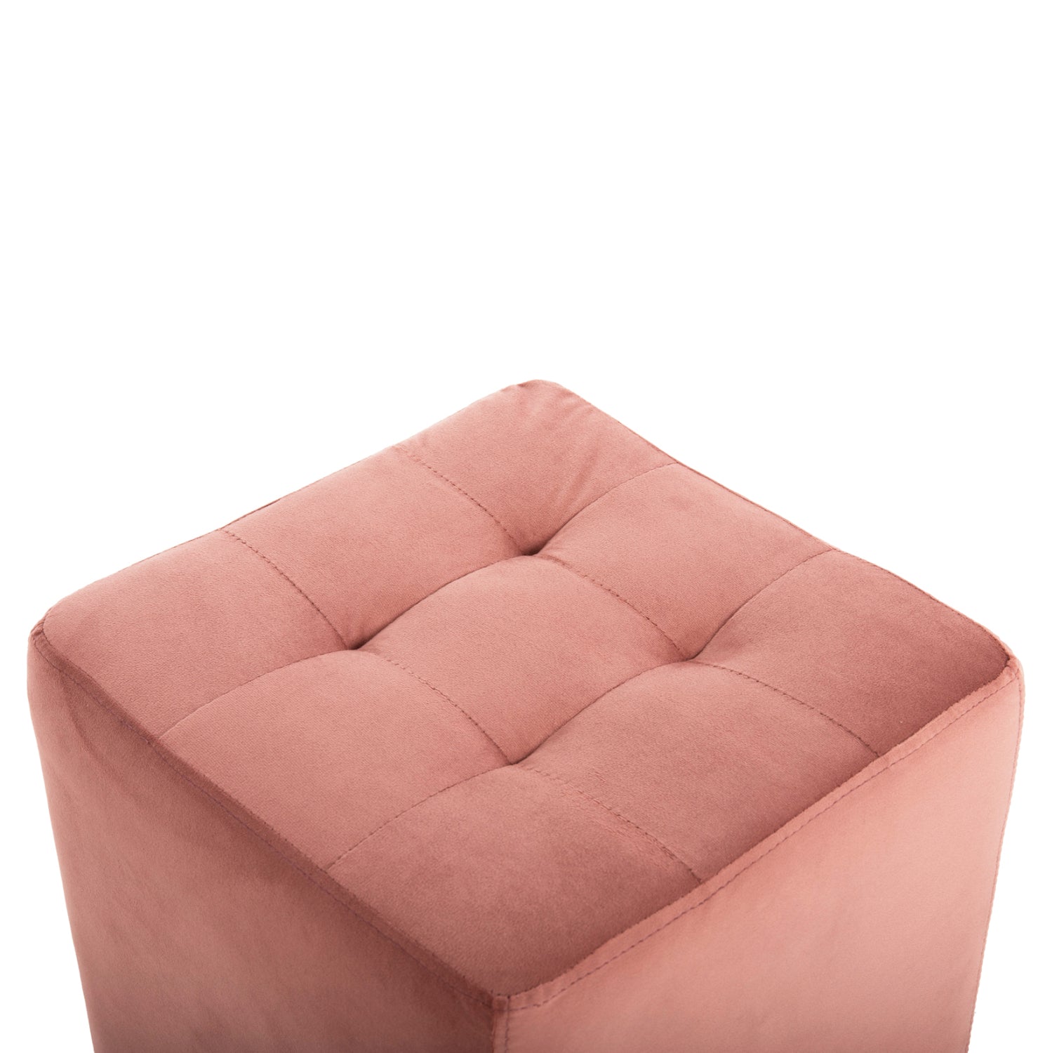 Табуретка PUNK розов цвят 39Χ39Χ36