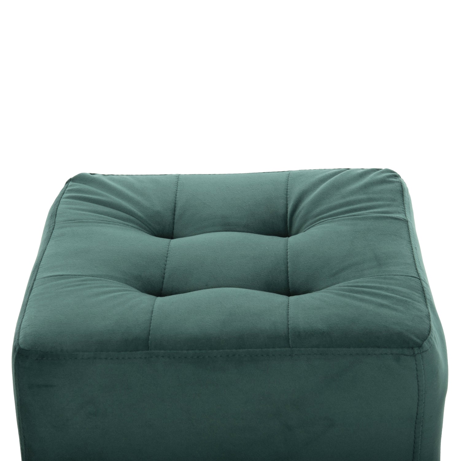 Табуретка PUNK куб зелен цвят 37x37x39