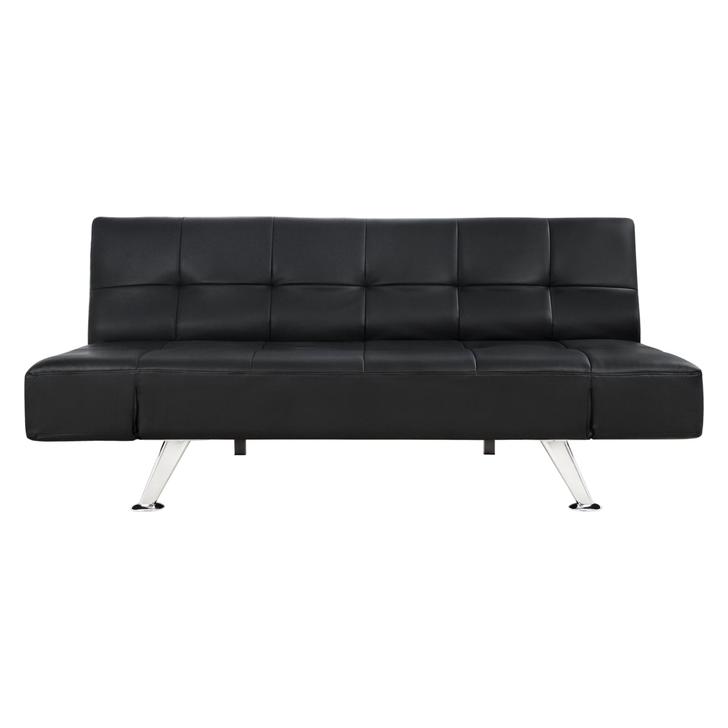 Thom разтегател със сгъващи ръкатели черен pu 189x93x82 см.