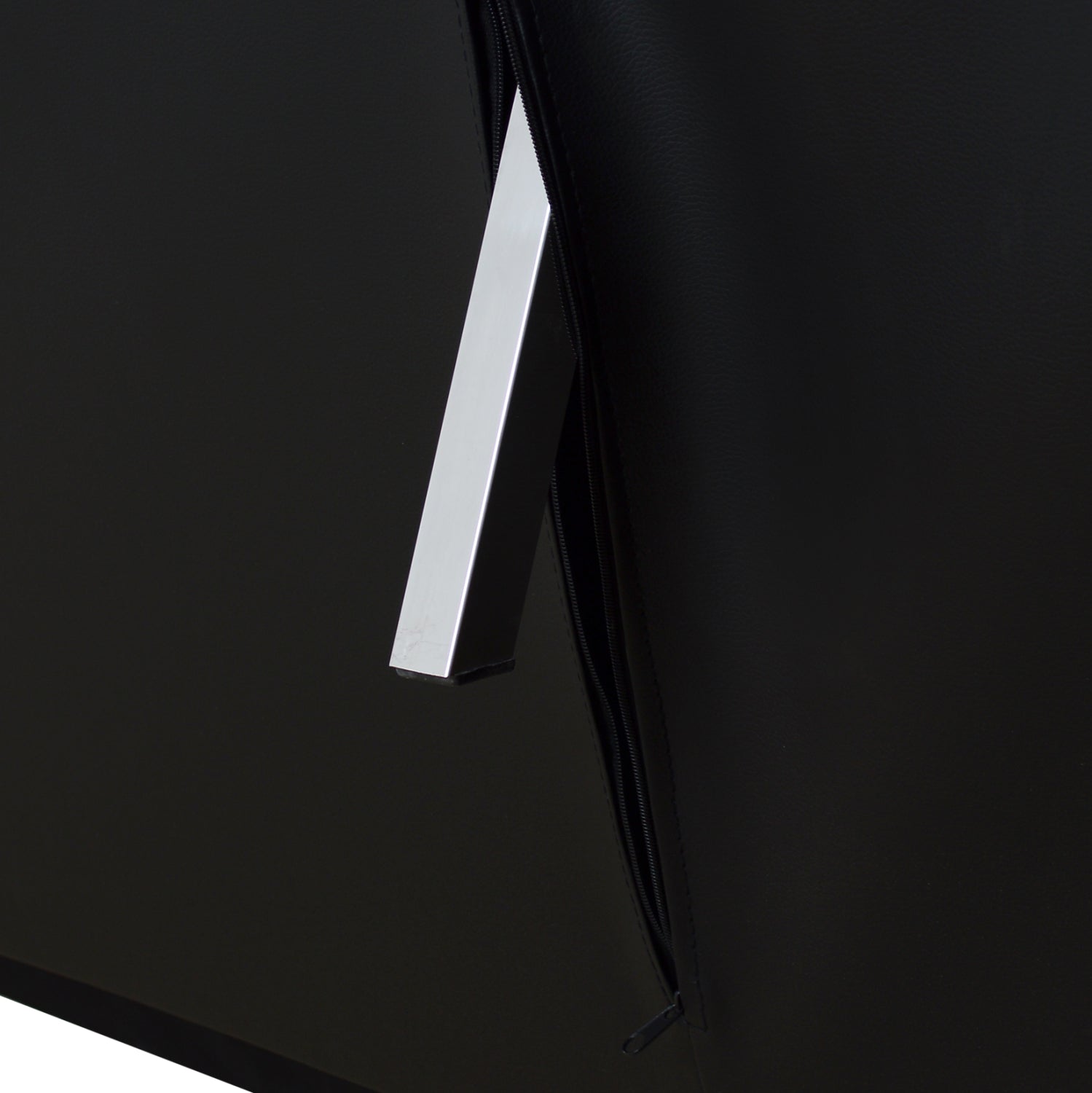 Thom разтегател със сгъващи ръкатели черен pu 189x93x82 см.