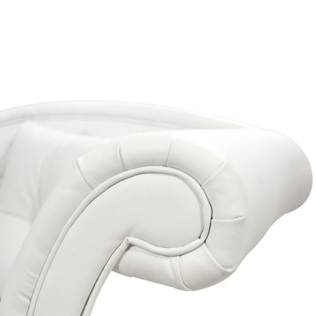 Диван честърфилд 2 - бял цвят