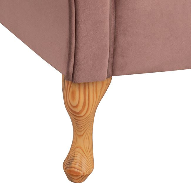 Диван честърфилд 2 - розово кадифе