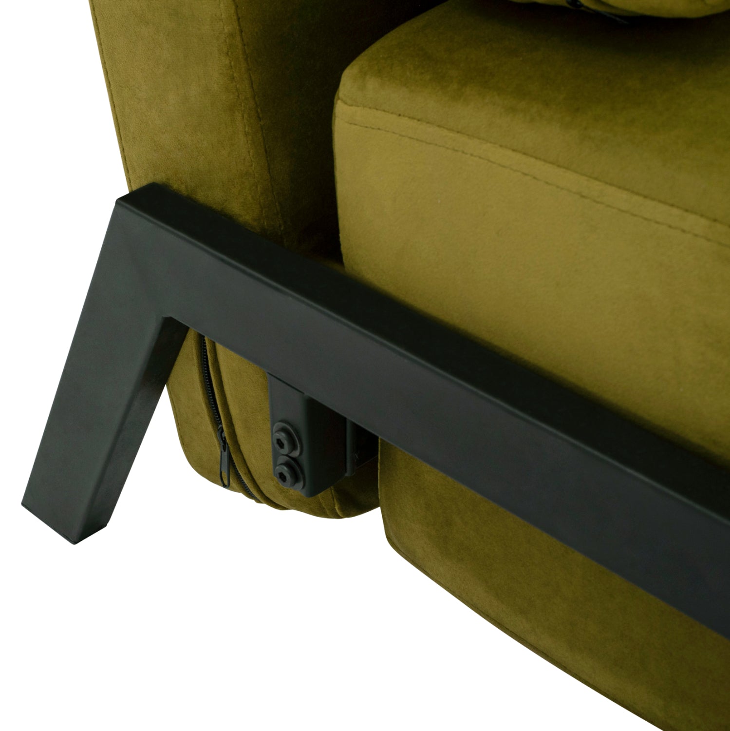 Кресло-легло Костанс цвят маслина 95x92x66