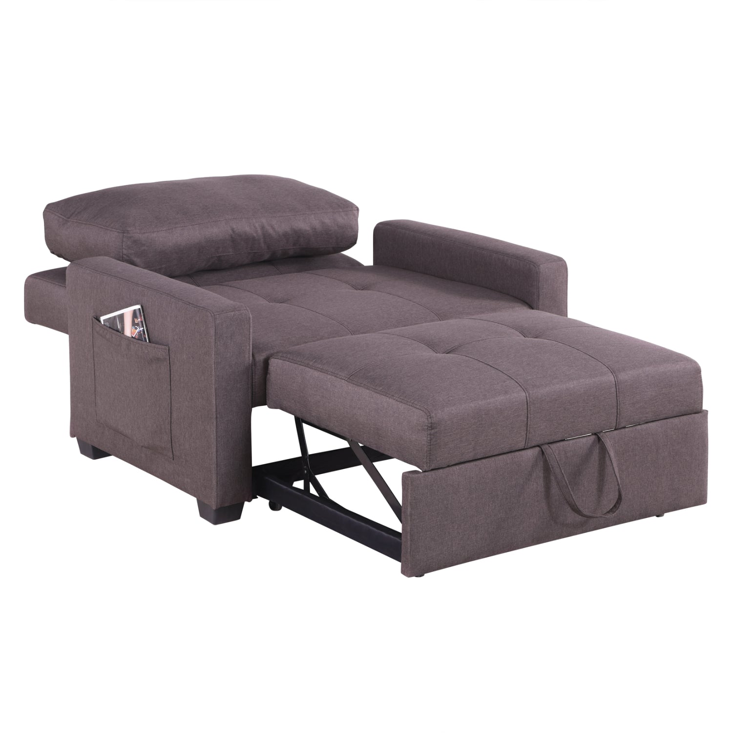 КРЕСЛО-ЛЕГЛО KANNA 112x96x85см. КАФЕ