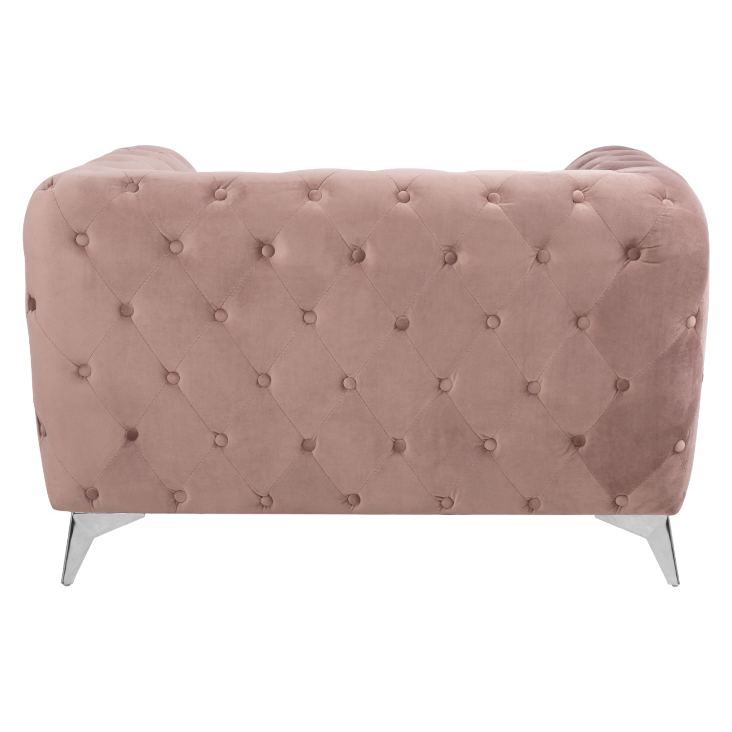 Фотьойл Честърфилд - розов цвят 120Χ88Χ74