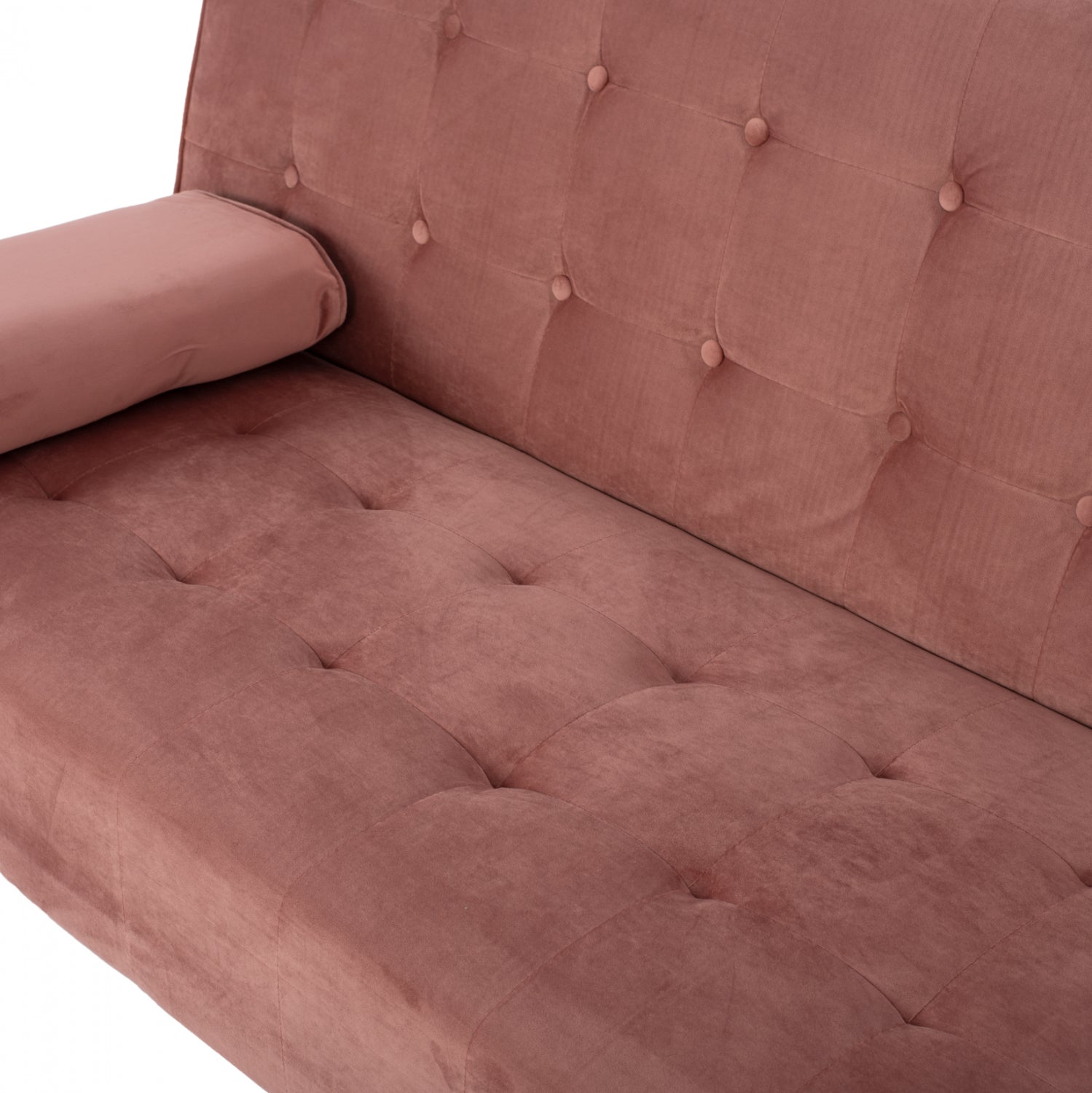 Разтегателно канапе уандарозов цвят