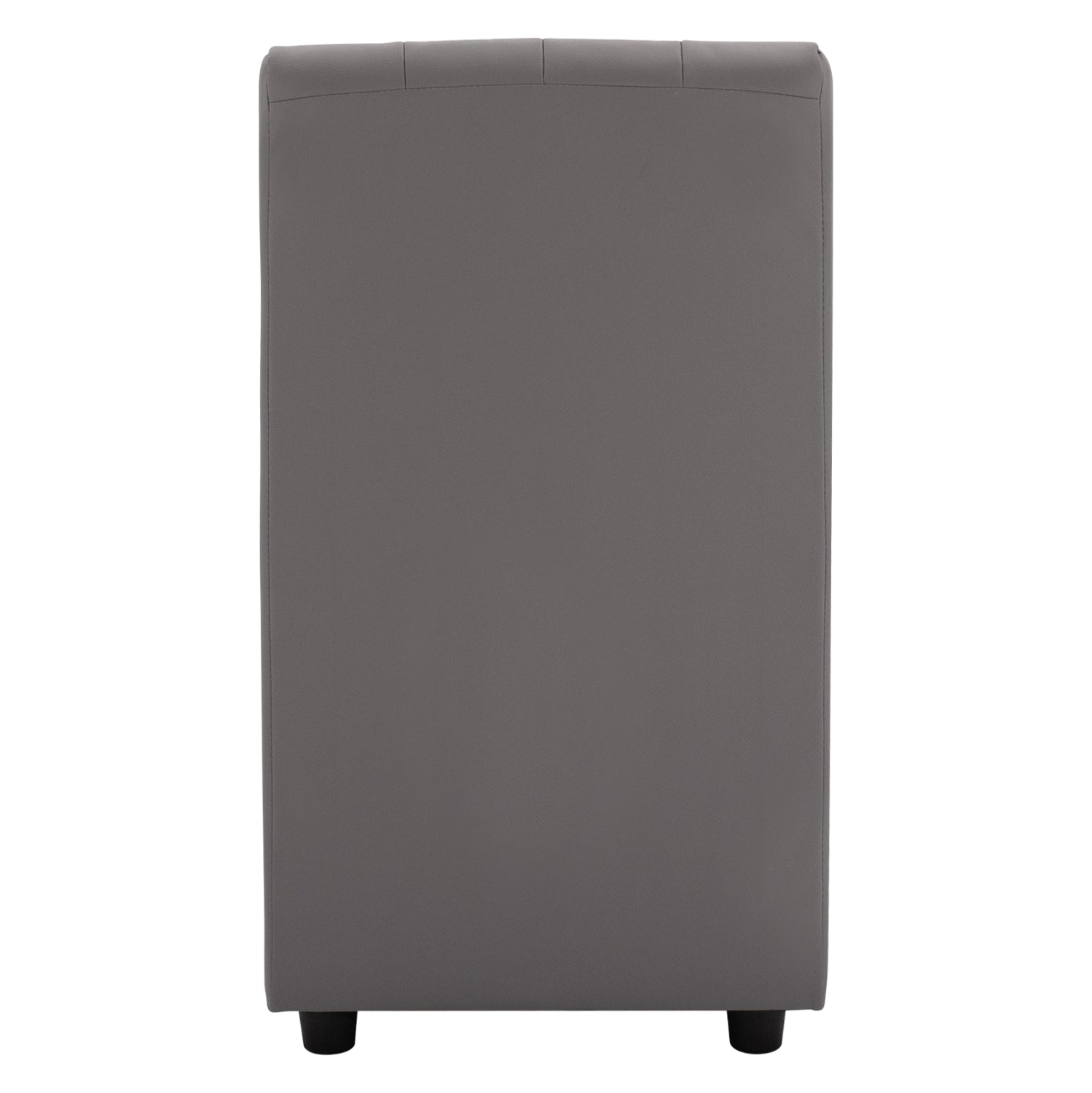 Кресло Ландон сив цвят изкуствена кожа 51x66x93