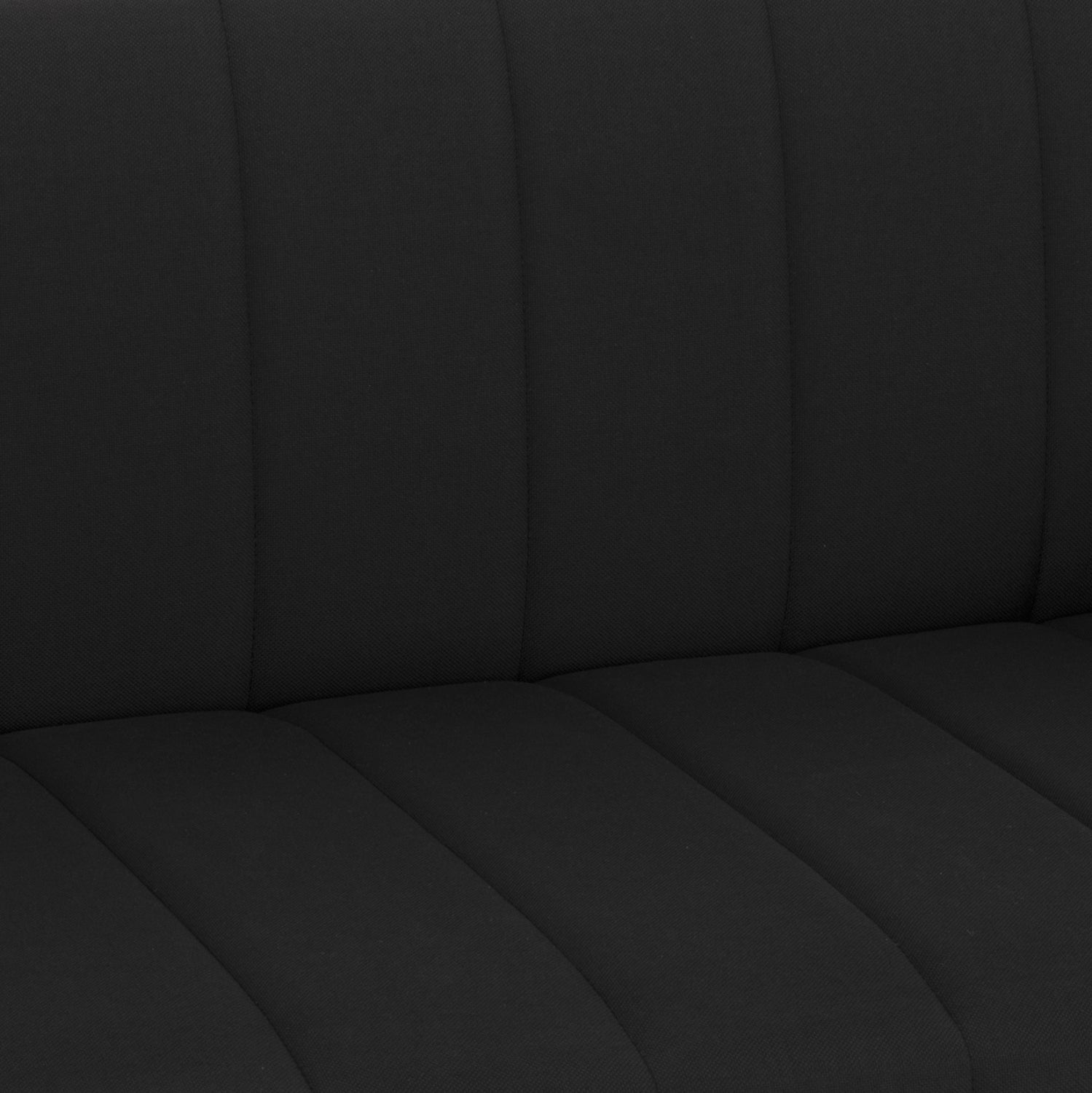 Разтегателен диван андри, триместен, черен 180x72x77 см