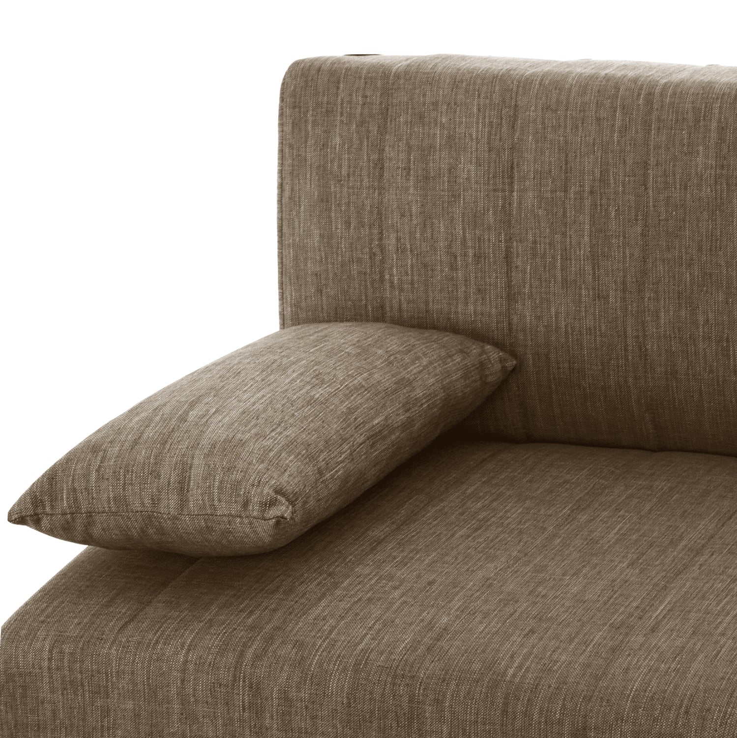 Разтегателен диван андри, триместен, кафяв, 180x72x77в см