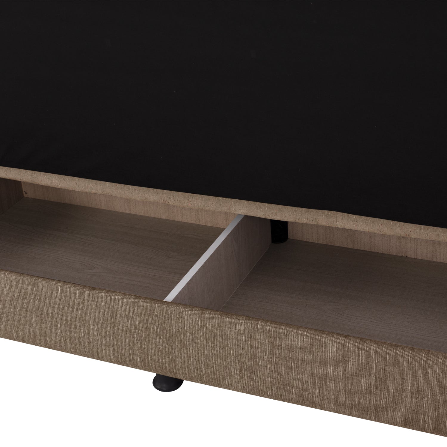 Разтегателен диван андри, триместен, кафяв, 180x72x77в см