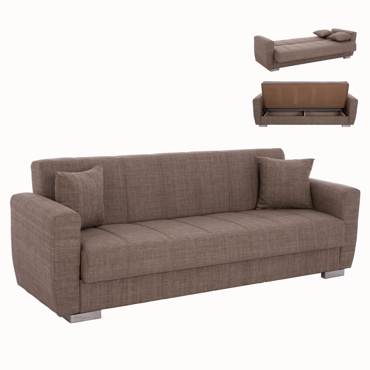 Диван 3-ка Сийтър бежов цвят