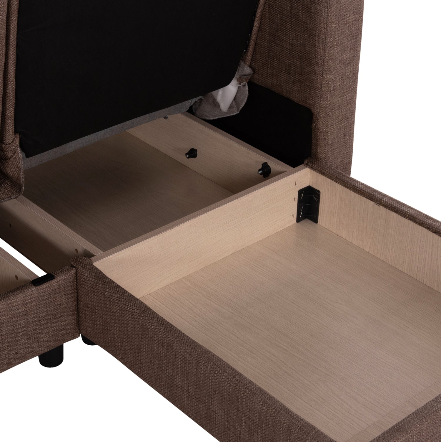 Ъглов диванкафяв цвят