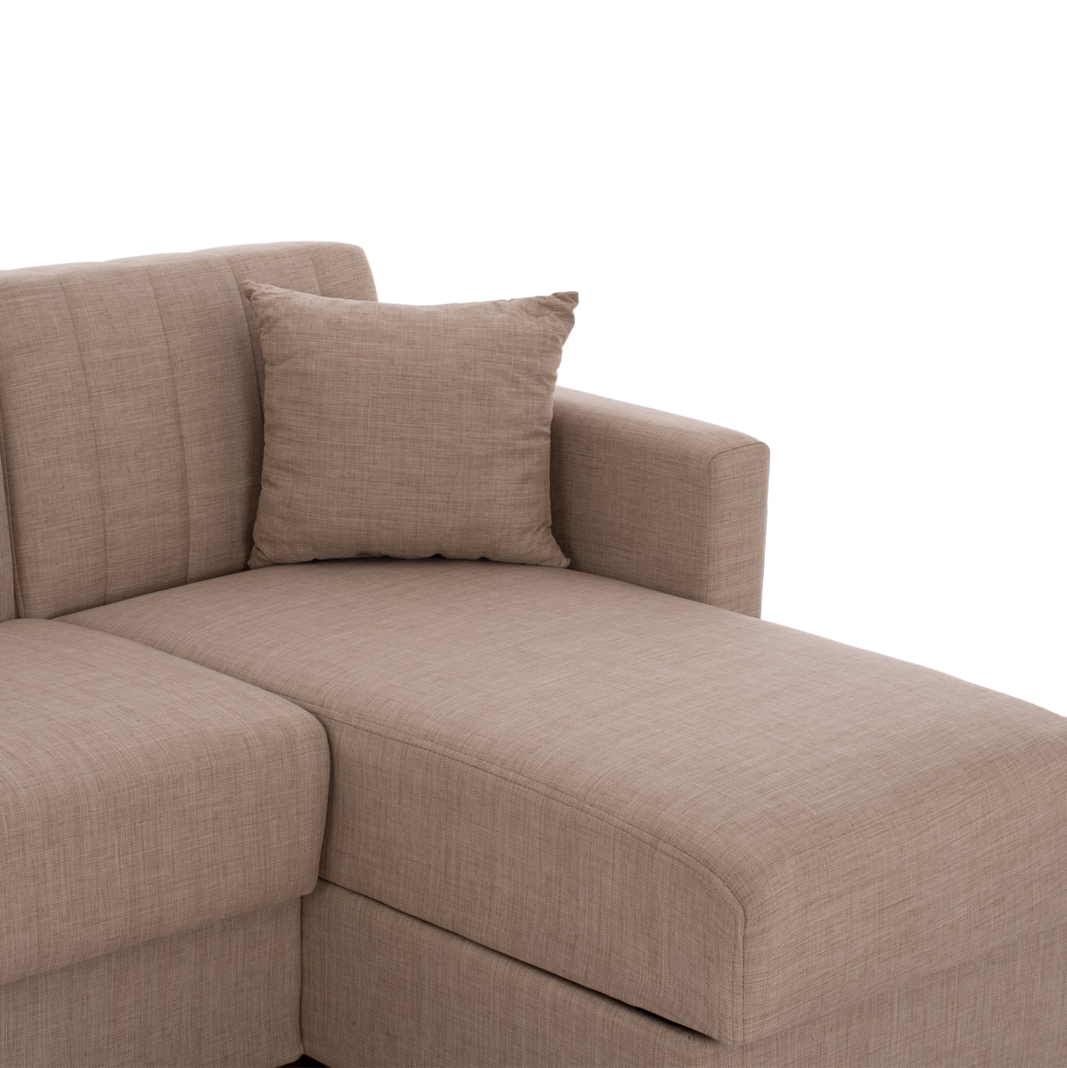 Ъглов диван КГ3244.02 кафяв цвят