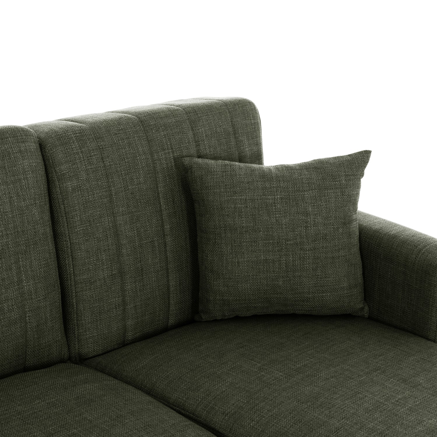 Ъглов дивантъмно зелен цвят