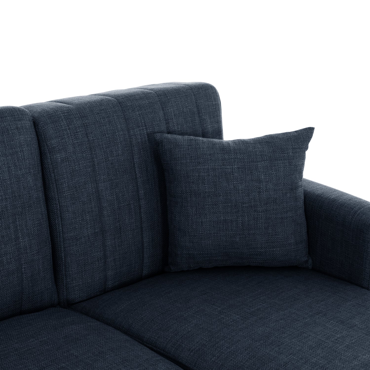 Диван легло GHUFRAN ъглов обратен син с място за съхранение 202x140x78см.