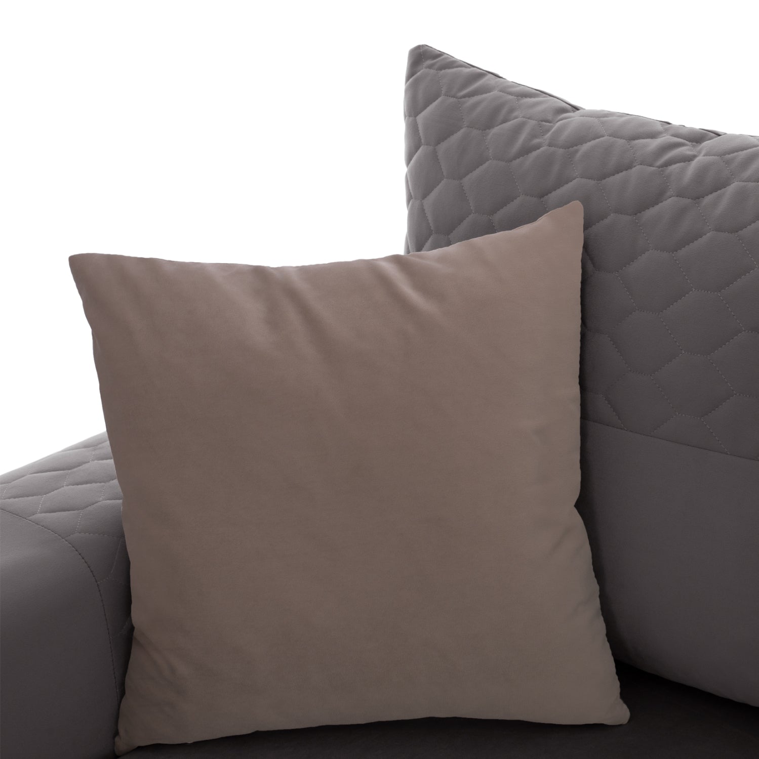 Ъглов диван Портофино сив цвят