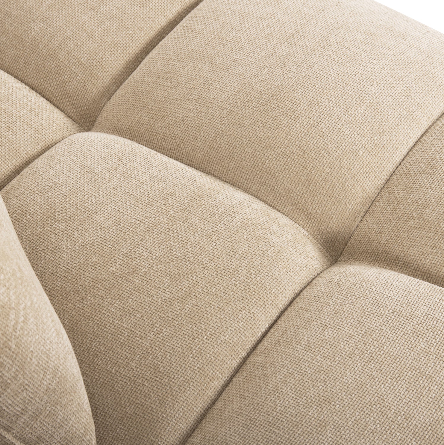 Ъглов диван (ляв)COVEN, плат екрю 298x102-208x85всм.