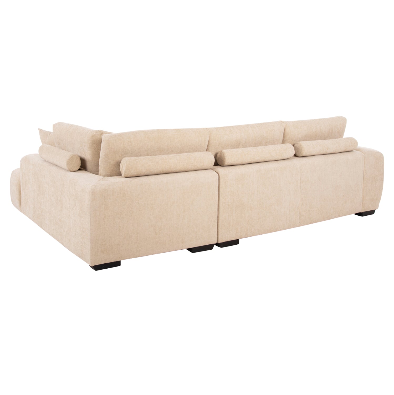 Ъглов диван коен десен ъгълцвят екрю