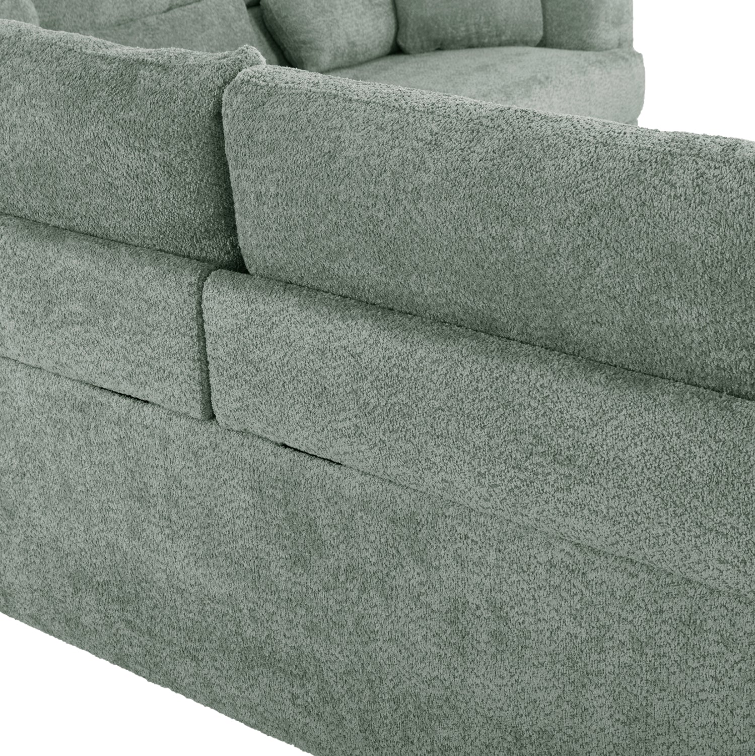 Ъглов диван симетцвят мента