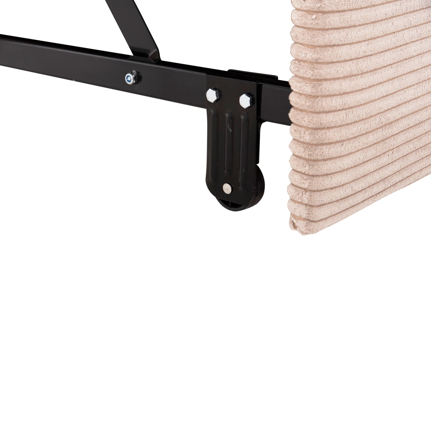 Ъглов диван Aлдо десен ъгъл бежов цвят 256x91-159x87