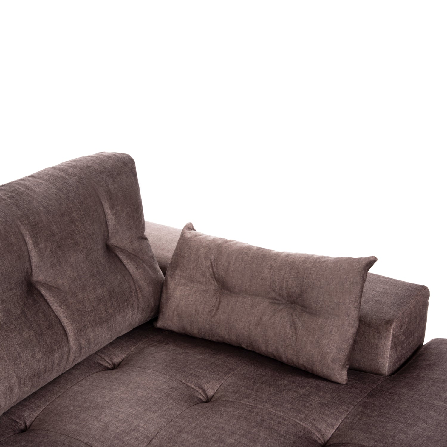 Ъглов диван анси десен ъгълкафяв цвят