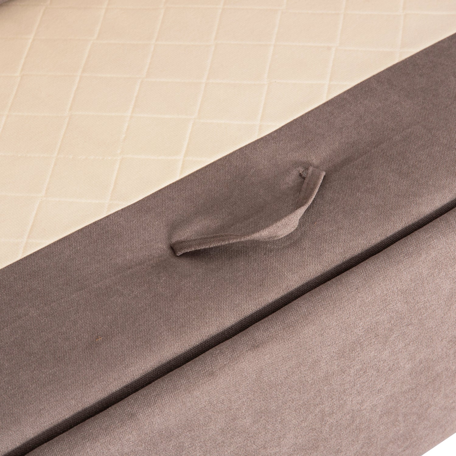 Диван легло ilsa бежов дамас сгънат с матрак 160x88x68h