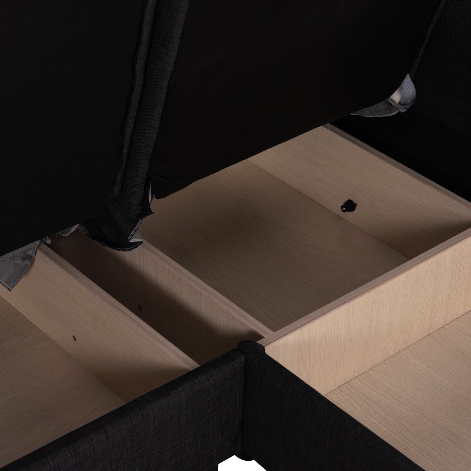 Ъглов разтегател с място за съхранение бронко карбон дама 218x138x77y