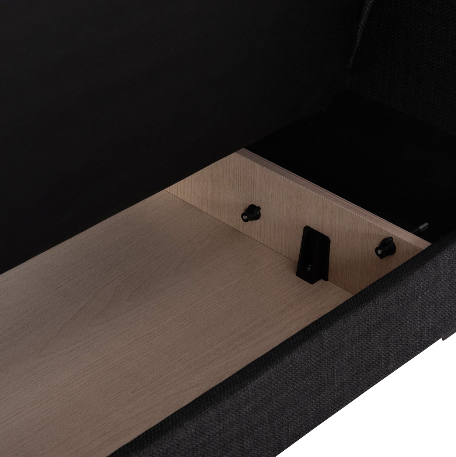 Разтегателен диван с място за съхранение дама nikko grey 144x75x84см.