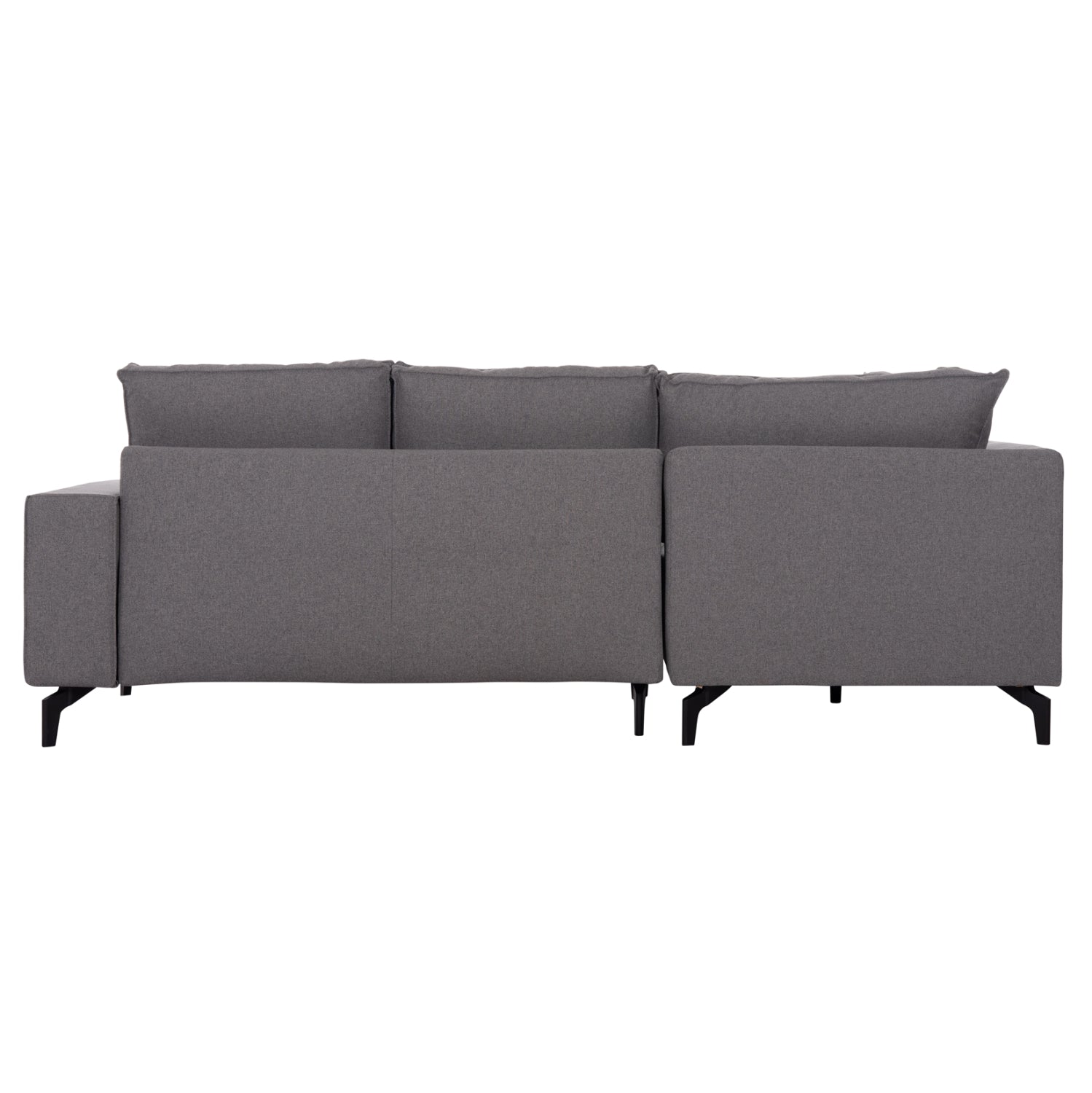 Ъглов разтегател с място за съхранение дама сафира сив 270x195x100см.