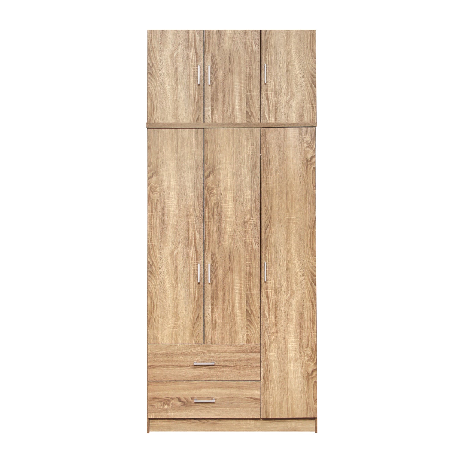 ГРАДЕРОБ СОНАМА 3-КРИЛЕН С 2 ЧЕКМЕДЖЕТА 90Х42Х241см. КГ11223.02