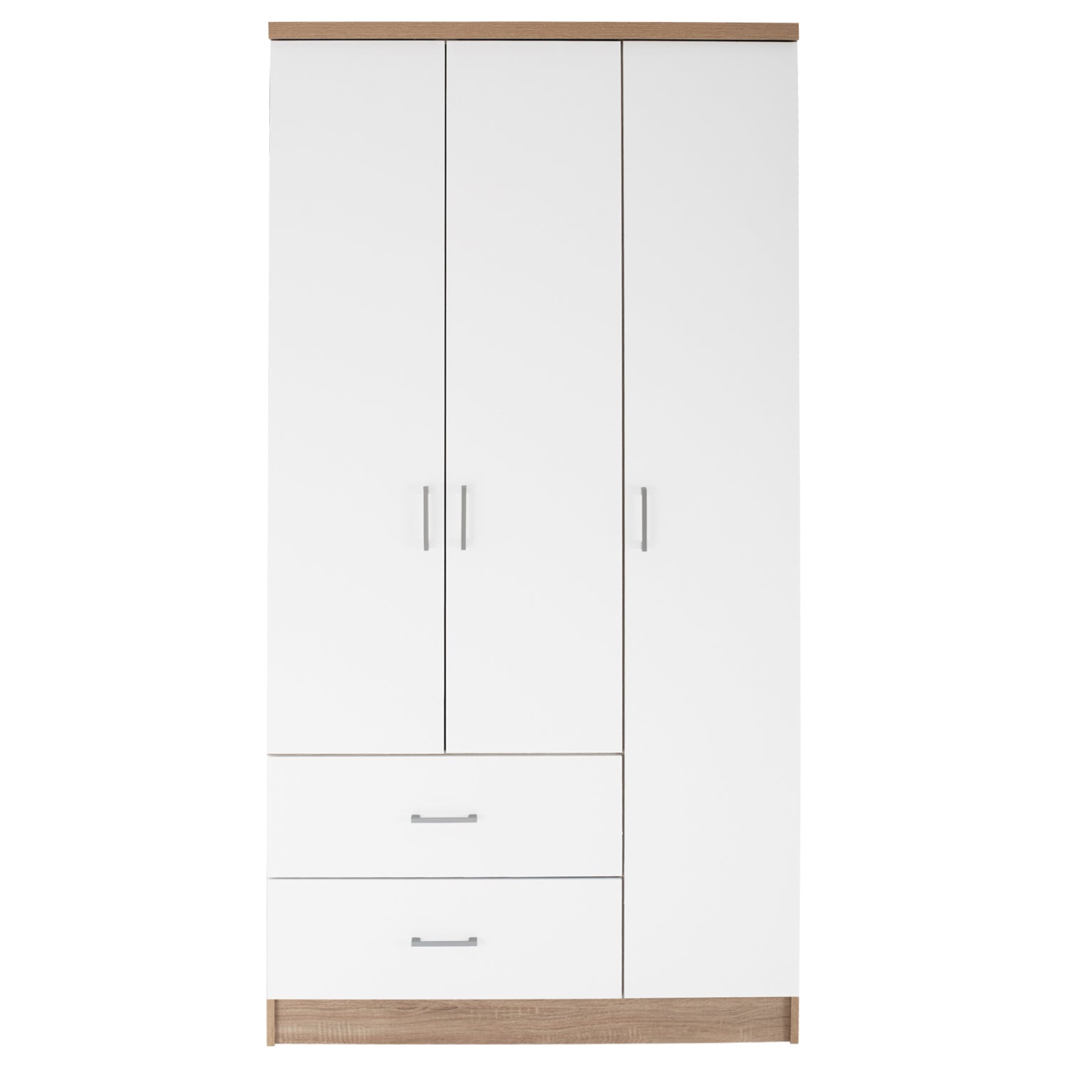 Гардероб Капри цвят сонома-бял 89х42.5х181см