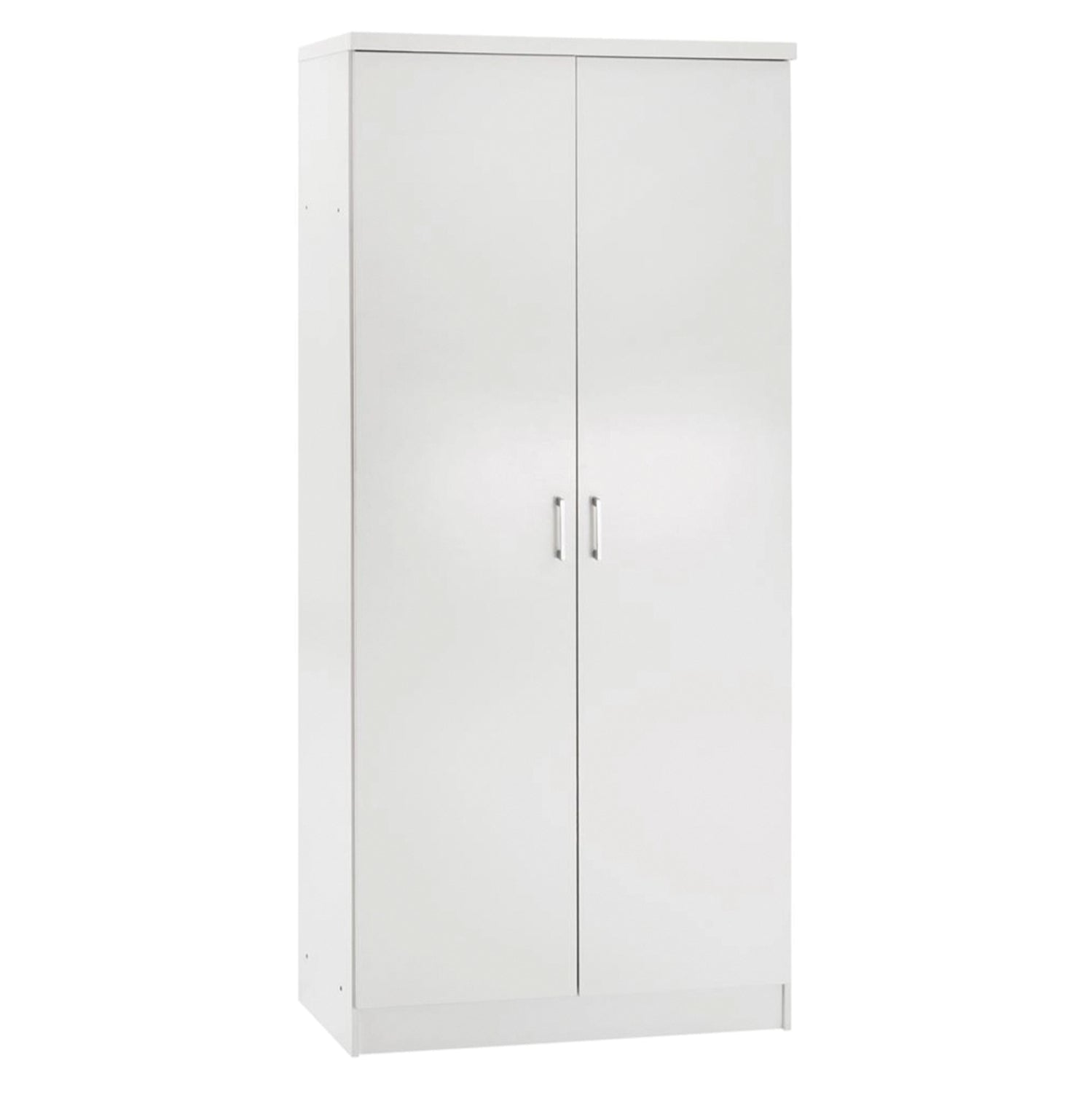 Двукрилен гардероб JENNA бял цвят 80х43х181см