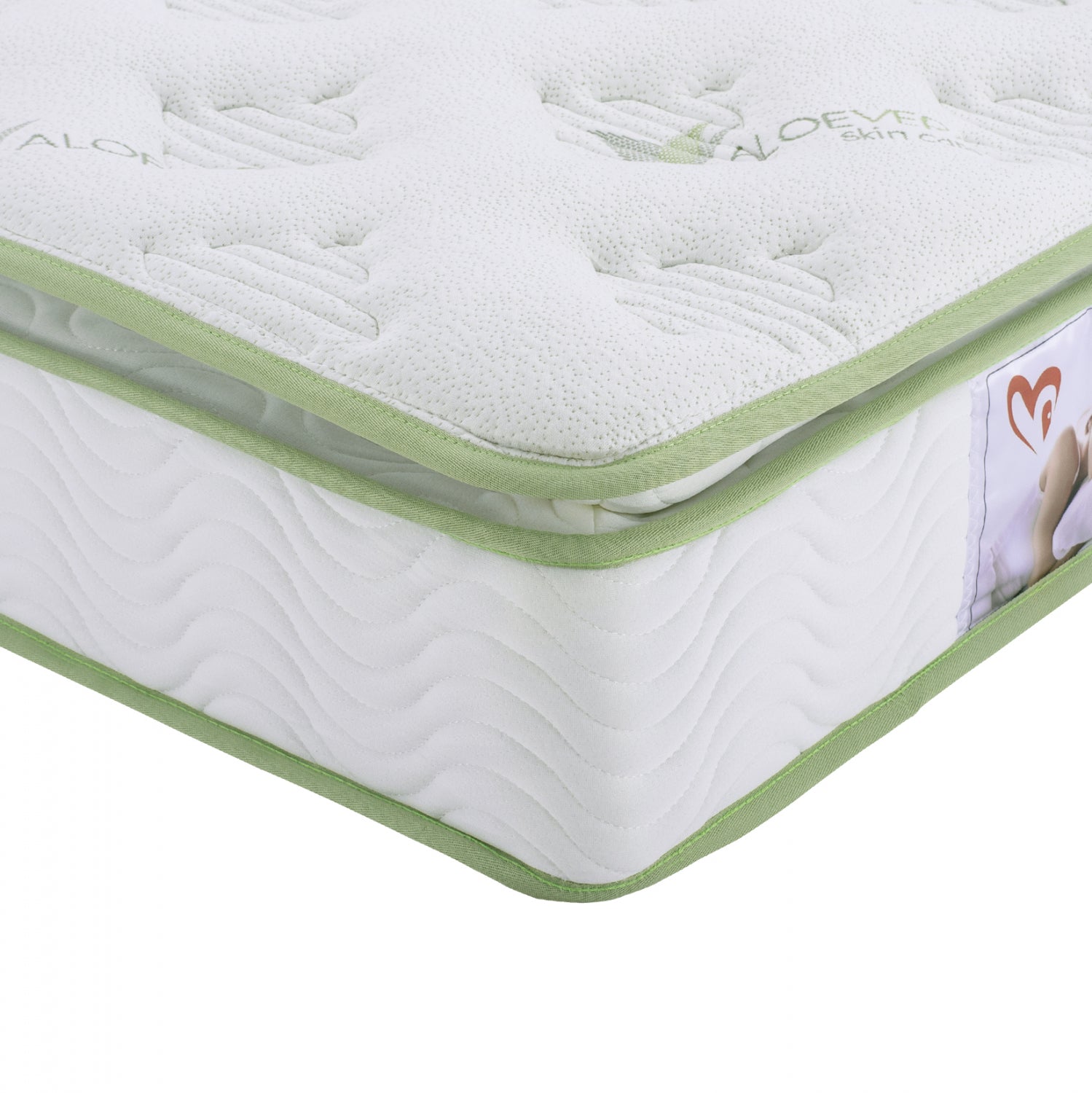 ПРУЖИНЕН МАТРАК С АЛОЕ ВЕРА 90Х190 ЕДНОСТРАНЕН