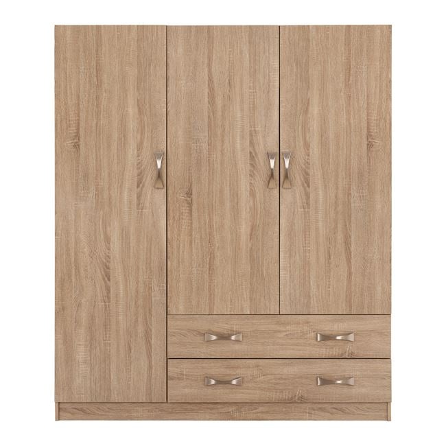 Гардероб carly с 3 чинии и две чекмеджета sonama 150x55x180см