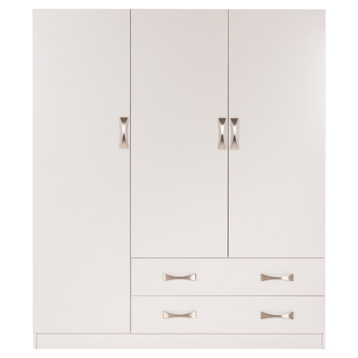 Гардероб CARLY бял цвят 150x55x180 см