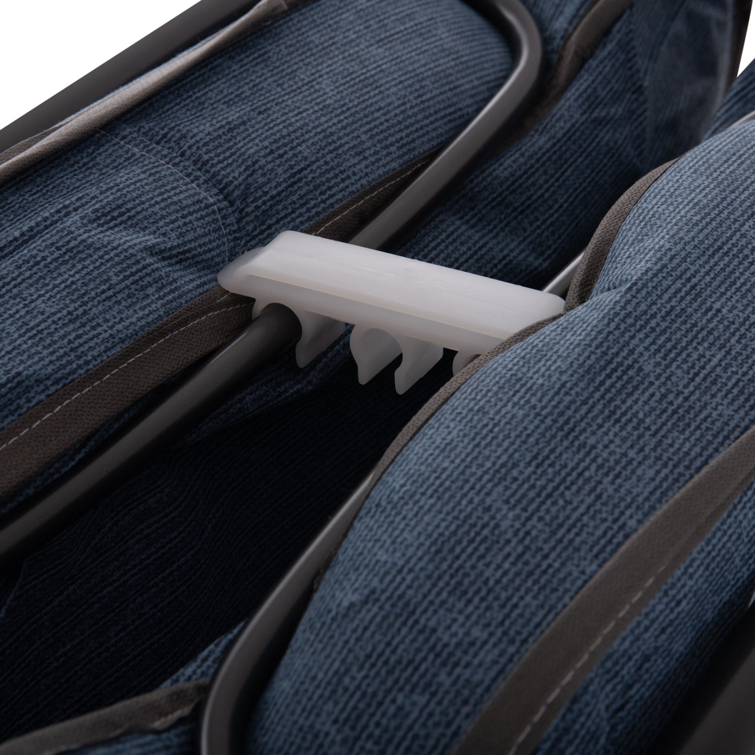 Италианско легло NOBLE с колела и матрак 9см сиво 80x182x37.5cm.