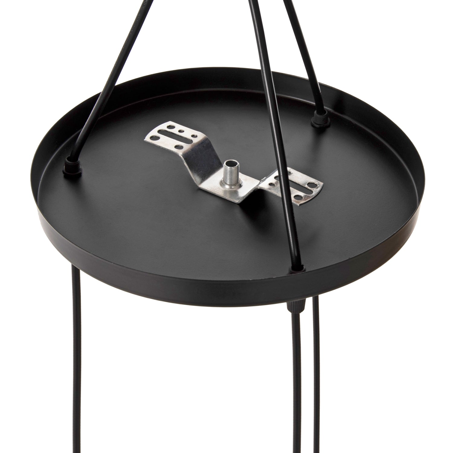 Лампа черен цвят 25x22x123