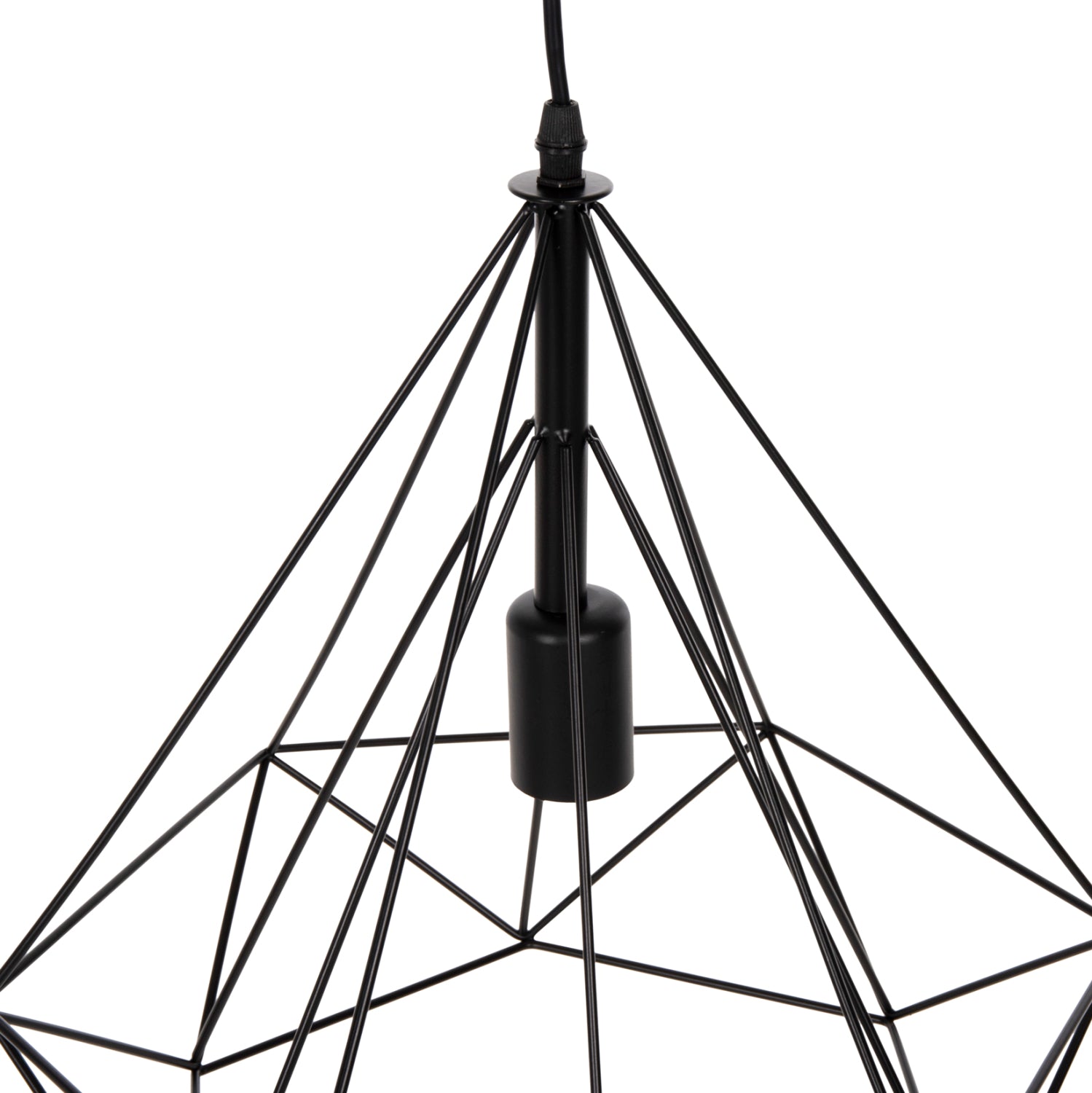 Таванна лампа 4064 черен цвят 32x37x128см