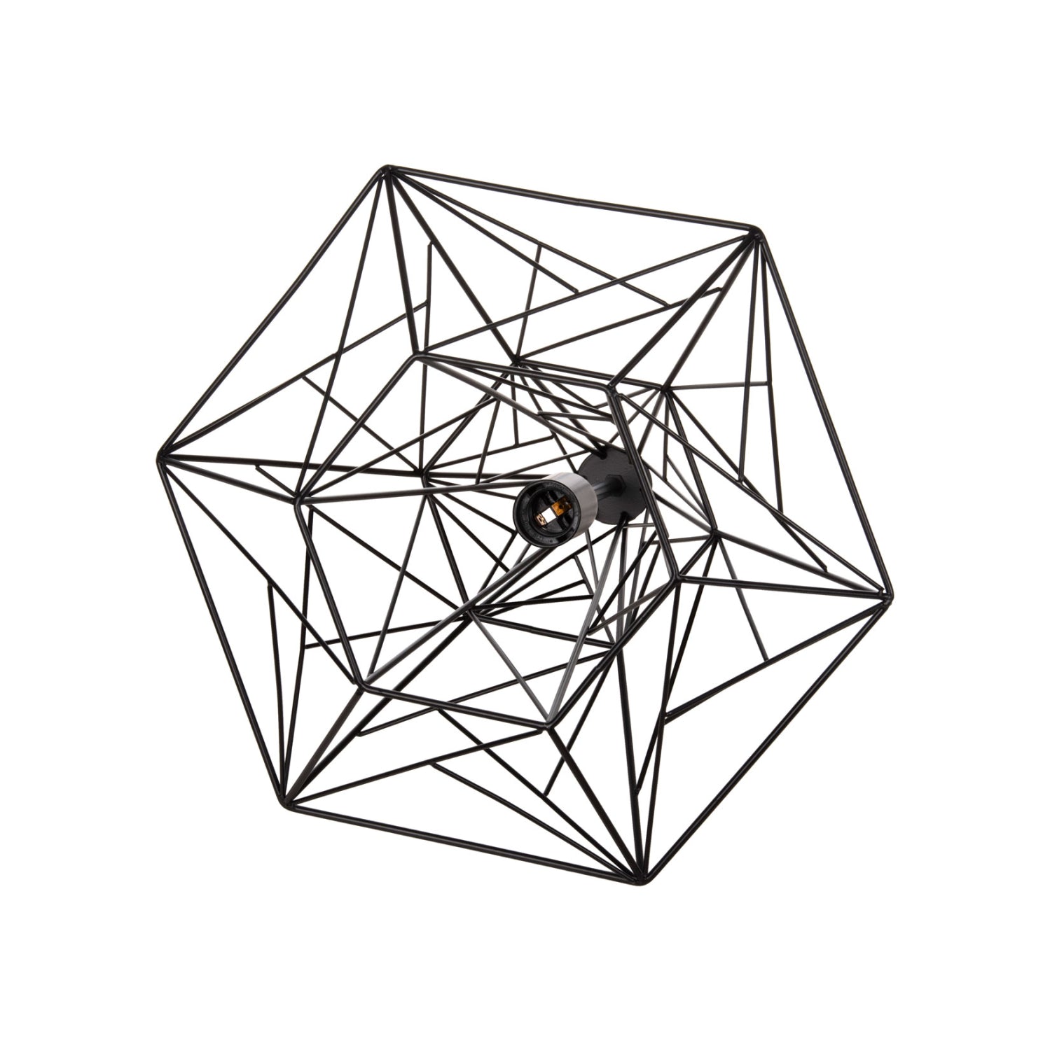 Таванна лампа 4068 черен цвят 40x35x130см