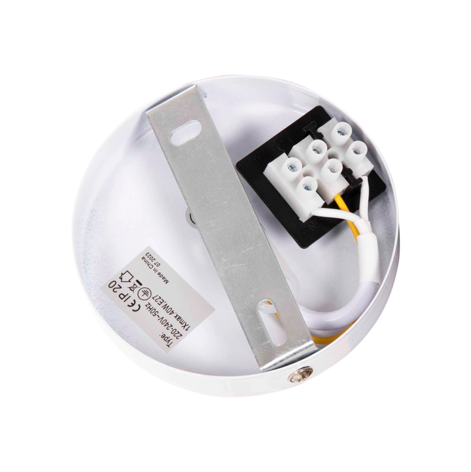 Таванна лампа 4071 естествен-бял цвят 20X125см